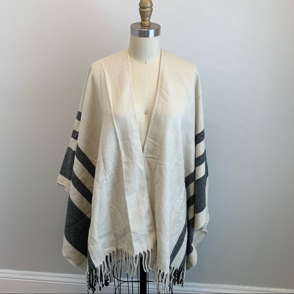 ASOS Stripe Blanket Cape - Picture 3 of 8